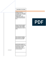 Number of Week / Period Cambridge Curriculum Chapter 1 - Number and Calculation 1