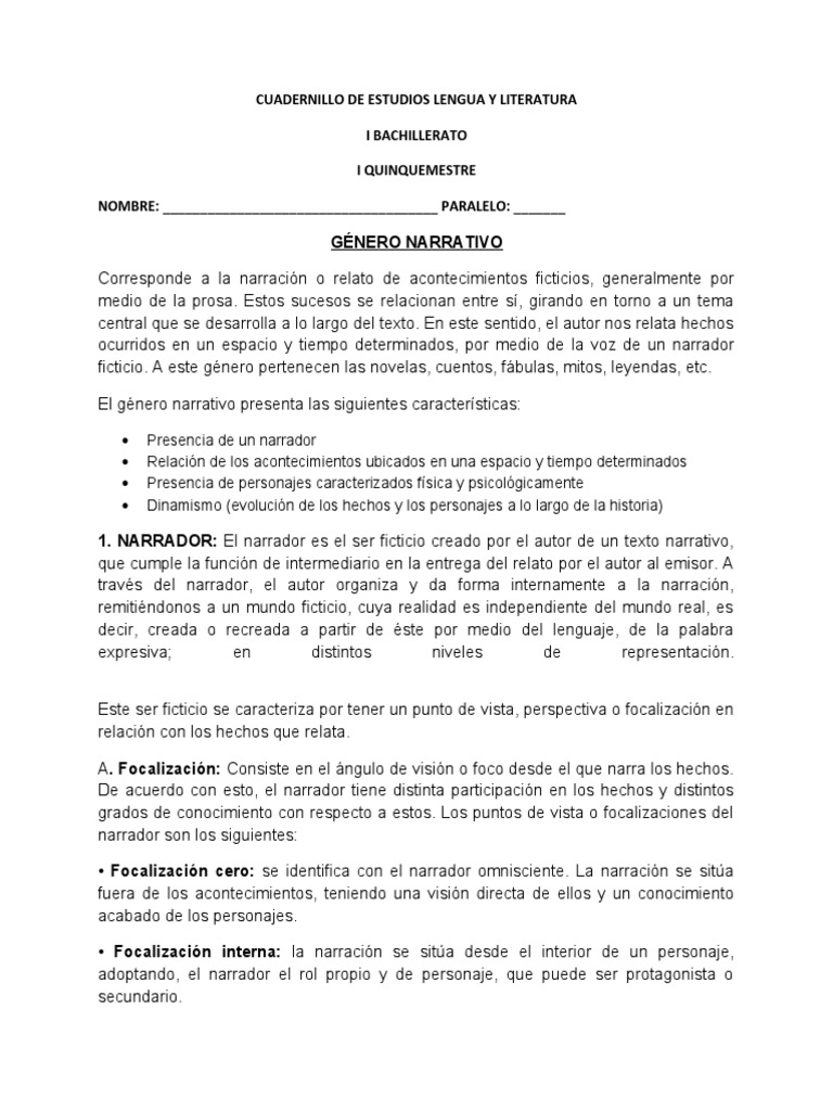 Cuadernillo de Estudios Lengua y Literatura | PDF | Metro (poesía)