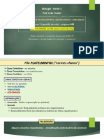 Slides Da Aula - BIO 3 - Semana 5 - Platelmintos, Nematoides e Anelídeos