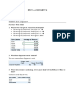 Excel Assignment 4: Part One - Pivot Tables 1. What Are The Averages For Purchases in Each Region?