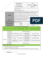 Plan de Auditorias Interna 2021