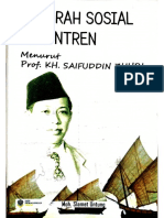 Sejarah Sosial Pesantren Menurut Prof. KH. Saifuddin Zuhri by Moh. Slamet Untung