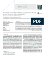 Assessing The Number of Moored Fishing Aggregating Devices Through