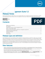 Dell Wyse Management Suite 1.2 Release Notes: Rev. A00 2018 - 05