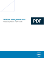 Dell Wyse Management Suite: Version 1.2 Quick Start Guide