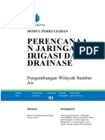 Modul Perencanaan Jaringan Irigasi Dan Drainase (TM1)