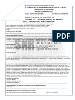 Certificado de Tradicion de Matricula Inmobiliaria