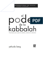 El Poder de La Kabbalah - Yehuda Berg