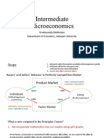 Intermediate Microeconomics: Vivekananda Mukherjee Department of Economics, Jadavpur University