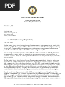John Hurley Shooting Decision Letter