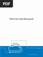 Migration of GSM Site Using ICM