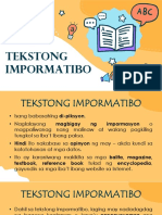 Tekstong Impormatibo