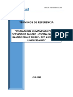 01 Memoria Mantenimiento de Banco de Sangre