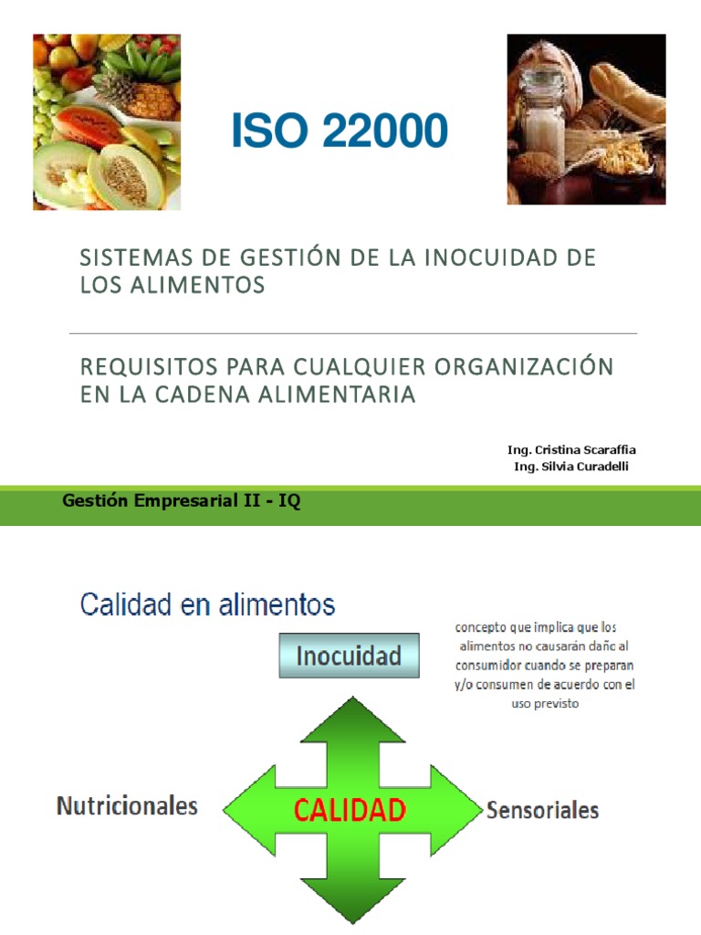 Normas ISO 22000 v2021 | PDF | Análisis de Riesgo y Puntos Críticos de ...