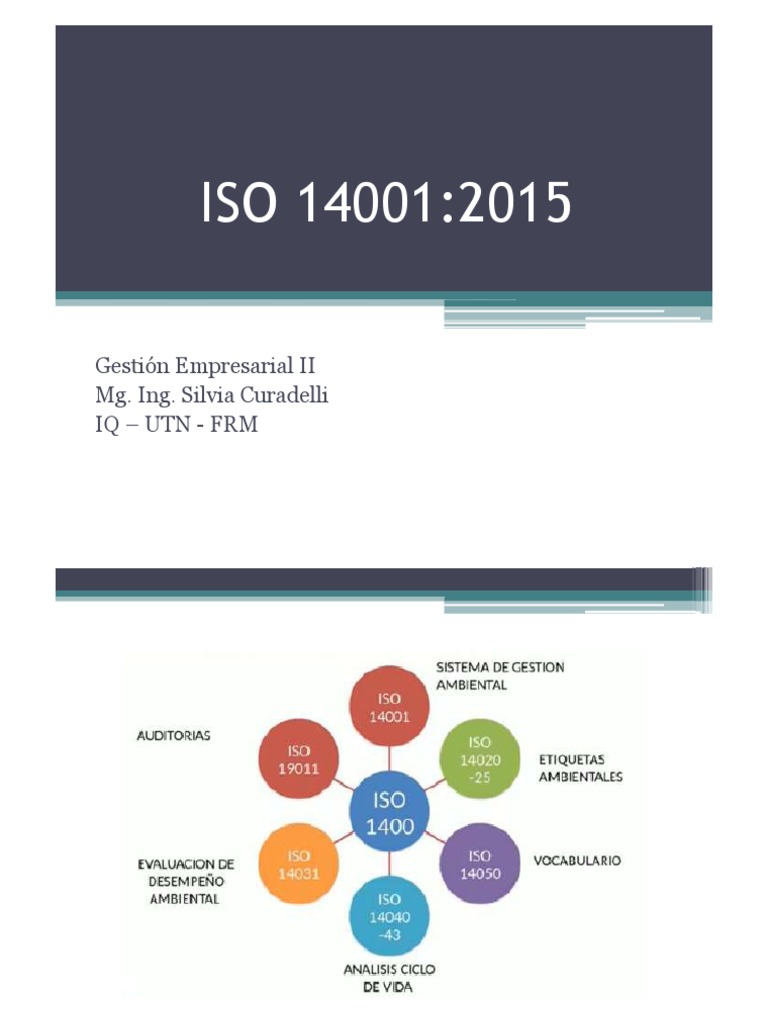 ISO 14001 - 2021 - Moodle v2 | PDF | Evaluación del ciclo de vida ...