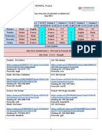 G8A OL Schedule - July