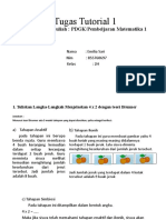 Tugas Tutorial 1 MTK