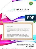 Topic 8 - Peace Education