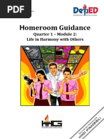 Omeroom Guidance: Quarter 1 - Module 2: Life in Harmony With Others