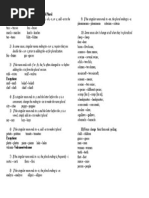 NOUNS Singular - Plural Chart