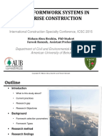 Role of Formwork Systems in High-Rise Construction: International Construction Specialty Conference, ICSC 2015