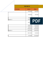 Cronograma y Diagrama de Gantt