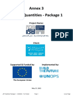 Annex 3 - JIP Final Bill of Quantities (BoQ) Package 1 