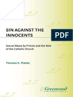 Thomas G. Plante Ph.D. Sin Against The Innocents Sexual Abuse by Priests and The Role of The Catholic Church Psychology, Religion, and Spirituality 2004