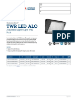 TWR Led Alo: Adjustable Light Ouput Wall Pack