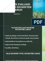 Analisis Evaluasi Ekonomi Ekosistem Lamun