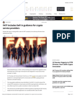 FATF Includes DeFi in Guidance For Crypto Service Providers