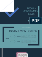 Installment Sales Notes