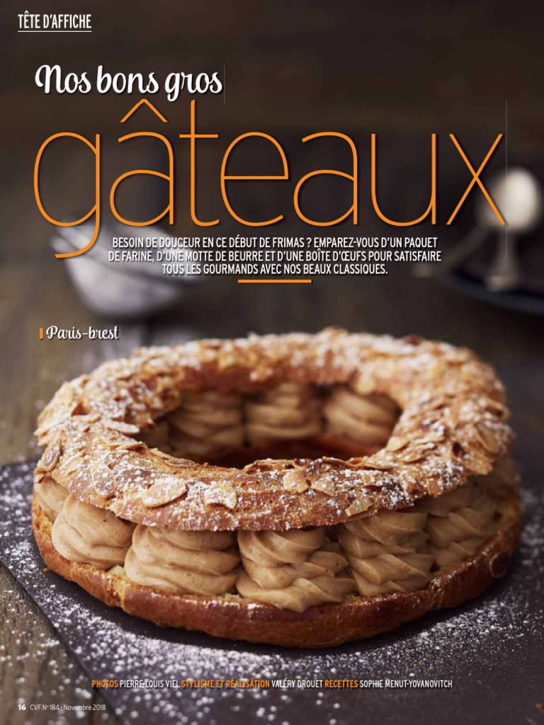 Recettes de Gâteaux Classiques | PDF | Chocolat | Beurre