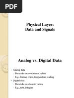 Physical Layer: Data and Signals