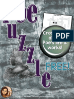 Crossword About Poe's Life & Works!: Created by Ms. Fuller's Teaching Adventures ©2015