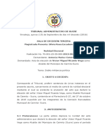 Doble Militancia Antonia Muñoz vs Victor Ricardo Vega Alcalde Caimito