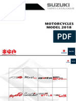 MODEL 2018 Motorcycles: Tapes Catalogue