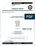 NAWCADPAX-99-112-TR Heat Damage Assessment For Naval Aircraft Composites