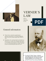 Verner'S LAW: Made By: Selina Daria UT-20-1
