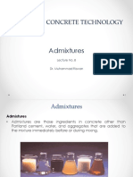Admixtures: Advanced Concrete Technology
