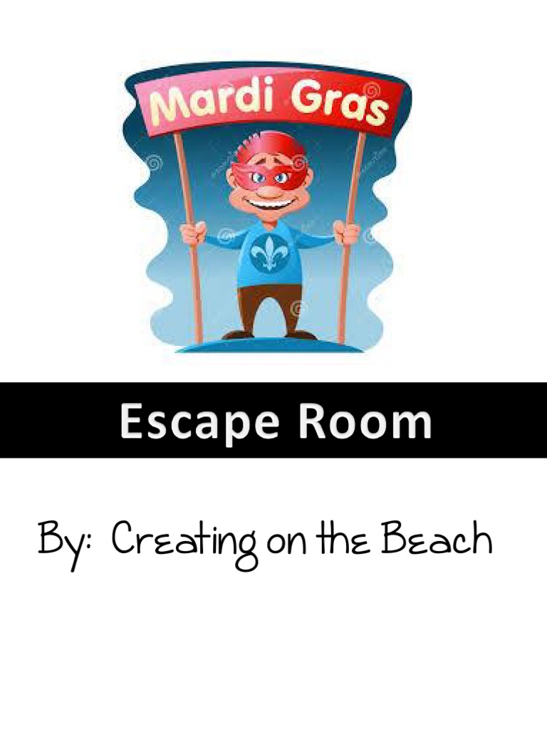 mardi gras escape room answers
