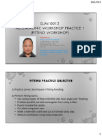 DJM10012 Mechatronic Workshop Practice 1 (Fitting Workshop)