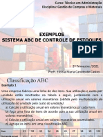 Complemento Aula ABC - Exemplos