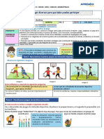 Adaptación de juegos deportivos para la inclusión familiar