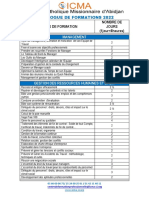 ICMA Catalogue de Formations 2022