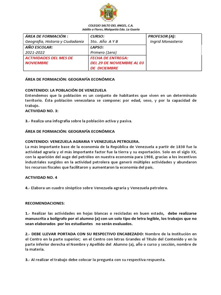 Geografía Historia Y Ciudadanía 5to Año A Y B Pdf