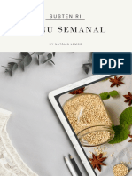 Menu Semanal - Receitas Vegetarinas - Susteniri