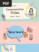 Communicative Styles