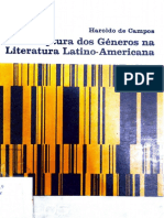 CAMPOS, Haroldo De. Ruptura Dos Gêneros Na Literatura Latino-Americana.