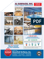 Acoustical Products Brochure